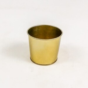 ​Leo Gold Metal Saksı 12 cm - 2