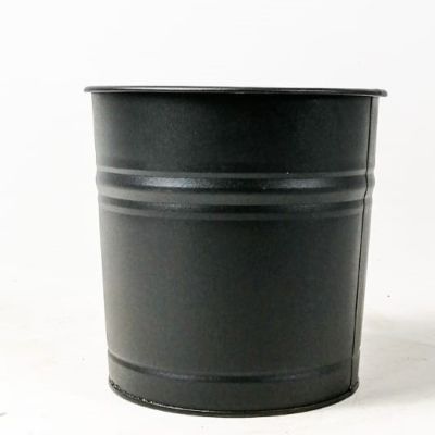 Orianna Siyah Metal Saksı 23cm - 1